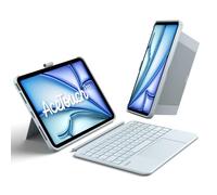 Inateck Funda para iPad Air de 11 pulgadas con teclado M4/M3/M2 (2026/2025/2024), para Air 5/4, iPad Pro de 11, 5,1 pulgadas Full Surface Touchpad, Retrait/LLandscape Stand, extraíble, con soporte