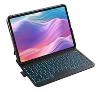 Inateck - Funda para teclado para iPad de 10ª generación 2022/Air 2024 de 11 pulgadas, teclado ultraligero para iPad Air 5/4 Gen 10.9 pulgadas, iPad Pro 11 (4ª/3ª/2ª/1ª), retroiluminación de 7 colores