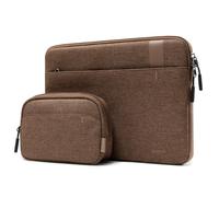 Inateck Funda Portátil 14 Pulgadas 360° Protección, Marrón