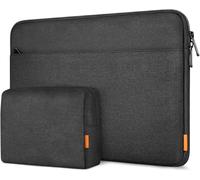 Inateck Funda Portátil 14 Pulgadas con Bolsa Accesorios, Nergo | Compatible con 14" MacBook Pro/Max M5-M1 2021-2026, 13" MacBook Air/Pro M2/M1 2012-2022, Surface 9-3