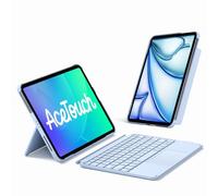 Inateck KB04122 - Funda para iPad de 10ª generación con Teclado, Ultraligero para iPad 10 Gen, iPad Air 6 2024, iPad Air 5/4 11 Pulgadas, iPad Pro 11 4/3/2/1, Teclado Desmontable con Panel táctil,