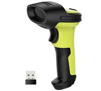 Inateck Lector de códigos de Barras Escáner Láser Inalámbrico 2.4GHz, Alcance 35 m, Automático, Rápido y Preciso, Duración en Uso 180 Días, BCST-60