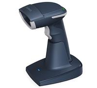 Inateck Lector De Códigos De Barras Inalámbrico, Bluetooth 5.0, Base Inteligente 2.4Ghz, Escaneo En Pantalla, BCST-54 (Azul)