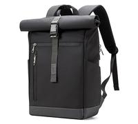Inateck Mochila RollTop 13L-17L para Bicicleta, Ocio, Trabajo, Deportes, Viaje, Elegante con Compartimento para Portátil de 15 Pulgadas