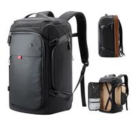Inateck Mochila Viaje 36-43L Ligera Expandible Cabina, Negro | Organización modular, compatible PC 16", ideal para trabajo, viajes de negocios y estancias de 2 a 6 noches