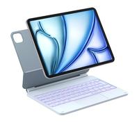 Inateck NeoMagic Funda con teclado magnético para iPad Air de 11 pulgadas M3/M2 (2025/2024), Air 5/4, teclado mágico para iPad Pro de 11 pulgadas 4/3/2/1, soporte independiente, retroiluminación de 7