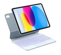 Inateck NeoMagic KB09119 Funda con Teclado Magnético para iPad 10 Generación 10.9 Pulgadas, 11 Generación 2025 A16 11 pulgadas, Teclado con Touchpad, Soporte Externo, Retroiluminación de 7 Colores