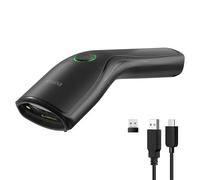 Inateck QR Code Scanner Inalámbrico Barcode Scanner 2D Bluetooth USB 2.4G con batería extraíble Ligero, Compatible con Windows, Mac, iOS y Android, para minoristas y existencias