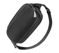 Inateck Sling Bag X-Pro,Bolso de hombro y cruzado expandible y multifuncional para electrónicos con 16 Compartimentos y Bolsillo con Bloqueo RFID,Ideal para Viajes,Desplazamientos,Deporte y Ocio,Negro