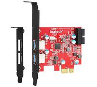 Inateck - Tarjeta controladora USB 3.0, 2 puertos PCI Express para Win XP/7/8/10, autoalimentada, KT4006