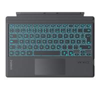 Inateck Teclado Surface Pro 7, compatible con Surface Pro 7/7+/6/5/4 con panel táctil, Bluetooth 5.3, iluminación de fondo de 7 colores, QWERTZ, KB02027