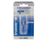 Inava Brozettes blue 3 recambios estrechos 0,8 mm azul