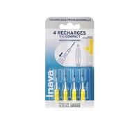 Inava Trio Compact Recarga Cepillo Interdent Amarillo 1Mm 4 uds