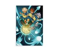 Inazuma Eleven Tornado Póster de anime en lienzo y arte de pared con impresión moderna para dormitorio familiar, 30 x 45 cm
