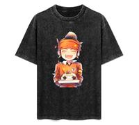 Inazuma Eleven Unisex Cotton tee Shirt Men's Black T-Shirt L