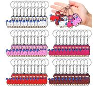 Inbagi 50 llaveros de llama de dibujos animados, recuerdo de fiesta para niños, lindos llaveros de alpaca para cumpleaños, baby shower, aula, premios escolares, recompensa, 5 colores