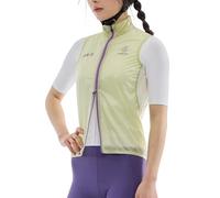 INBIKE Chaleco Ciclismo Running Mujer Softshell Outdoor Chaqueta Sin Mangas Cortaviento Impermeable Resistente al viento Transpirable para MTB Running Senderismo Caqui L