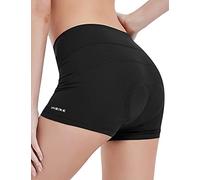 INBIKE Culotes Ciclismo para Mujer Ropa Culote Ciclista Interior Pantalones Cortos Bicicleta con Badana Gel MTB con 3D Acolchado De Gel para Bici 2-Negro XXL