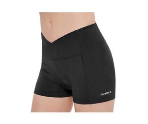 INBIKE Culotes Ciclismo para Mujer Ropa Culote Ciclista Interior Pantalones Cortos Bicicleta con Badana Gel MTB con 3D Acolchado De Gel para Bici 2-Negro XL