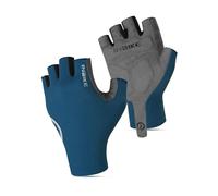 INBIKE Guantes Ciclismo Corto Frescos Verano Guantes MTB Hombre Mujer Unisexo Ligeros Transpirables Secado Rápido Antideslizante Guantes Gym Deprotes Navy-XL