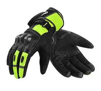 INBIKE Guantes Moto De Piel Cuero para Hombre con Función De Pantalla Táctil, Guantes De Motocicleta Calentitos Cortavientos E Impermeables para Invierno(IM866)