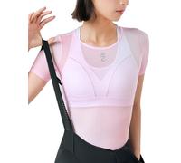 INBIKE Maillot Ciclismo Ropa Bici Bicicleta Mujer Verano Arretera Sin Mangas Transpirable Secado Rápido Rosa M/L