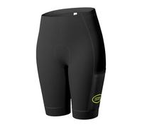 INBIKE Pantalones Cortos de Ciclismo Bici Mujeres Verano de Verano Acolchados con Acolchado de Asiento 3D un Bolsillo Transpirable Altamente elástico, Negro 2XL