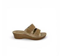 inblu 2693 Chanclas de doble banda para mujer, Platino, 39 EU