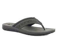 inblu Chanclas de hombre bicolor con plantilla acolchada de piel sintética para hombre, gris, 40 EU