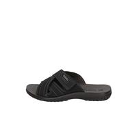 inblu Chanclas de hombre de tiras cruzadas con cierre de, plantilla acolchada Sandalias de chanclas Hombre, Negro, 44 EU