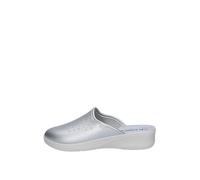 inblu Zuecos Mujer Clásicos Fabricadas en Italia Pantuflas Zapatillas Casa Mujer Verano (Plata 39 EU)