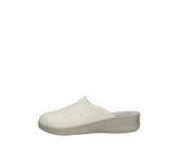 inblu Zuecos Mujer Clásicos Fabricadas en Italia Pantuflas Zapatillas Casa Mujer Verano (Blanco 38 EU)