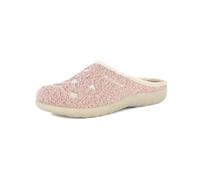 inblu Pantofole Donna con Cuoricini Ricamati, Suola Leggera E Resistente, Plantare Imbottito In Tessuto, Pantuflas Mujer, Rosa, 41 EU