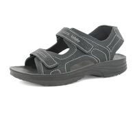 inblu Sandalias de Hombre de Senderismo con Doble Cierre de Velcro y Plantilla Acolchada, cómodas y funcionales, de 39 a 46, Deportivas, Negro, 44 EU