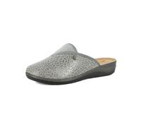 inblu | Zapatillas de mujer con estampado animal con plantilla anatómica, gris, 40 EU