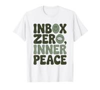 Inbox Zero, Inner Peace | Correo electrónico | Organización Camiseta