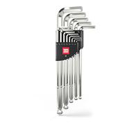 INBUS® Juego Llaves Allen pulgadas 13pcs, 0.05-3/8”, con cabeza esférica