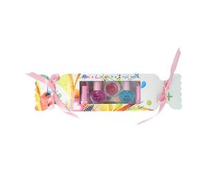 Inca Accesories Set Brillo Gloss de Labios y Esmalte de uñas en cajita Caramelo