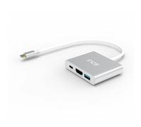 Inca Adaptador ITPC-4 Tipo C a 2 x HDMI 4K30Hz, 1 x USB-A, 1 x USB-C