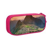 Inca City Ruin - Estuche para lápices para niñas y niños, bolsa grande para lápices, organizador de papelería escolar, bolsa de cosméticos para Wo, color, 5.0cm*10.5cm*20.5cm, Estuche para lápices