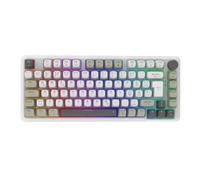 İnca IKG-455 - Teclado inalámbrico para Videojuegos, Interruptor Gris Intercambiable en Caliente, batería de 4000 mAh, trimodo (Bluetooth/2,4 GHz/USB-C), diseño de Montaje Gasket, Teclas PBT