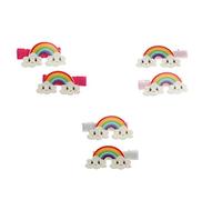 Inca- Set de 2 Ganchos para Pelo Arcoiris 3 Mod. sdos, Color (43160)