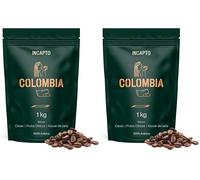 Incapto Café en Grano de Especialidad 1kg | Origen Colombia | 100% Arábica | Specialty Coffee 84 puntos SCA | Tueste Natural y Artesanal | Finca Huila, Cadefihuila (Paquete de 2)