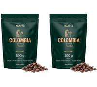 Incapto Café en Grano de Especialidad 500g | Origen Colombia | 100% Arábica | Specialty Coffee 84 puntos SCA | Tueste Natural y Artesanal | Finca Huila, Cadefihuila (Paquete de 2)