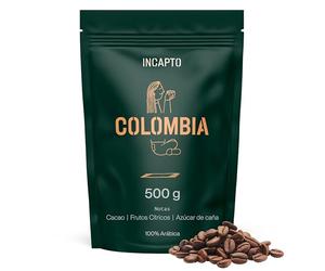 Incapto Café en Grano de Especialidad 500g | Origen Colombia | 100% Arábica | Specialty Coffee 84 puntos SCA | Tueste Natural y Artesanal | Finca Huila, Cadefihuila