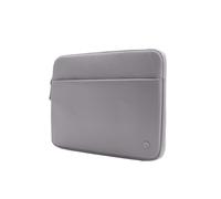 Incase A.R.C. Funda con ReSpun 100% poliéster Reciclado, Funda para MacBook/Laptops y iPad/Tablet de 14 Pulgadas - Forro Acolchado de Piel sintética, Bolsillo Externo con Cremallera (Gris, la mayoría