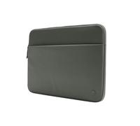 Incase A.R.C. Funda para portátil de 14 pulgadas, forro acolchado de piel sintética, poliéster reciclado, repelente al agua, bolsillo externo, almacenamiento AirTag, diseño duradero y elegante, hiedra