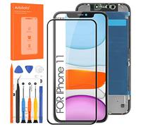 Incell - Pantalla de repuesto para iPhone 11 para iPhone A2111, pantalla LCD A2223, A2221, pantalla táctil 3D, digitalizador, piezas de reparación (negro)