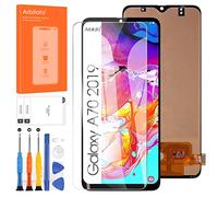 Incell - Pantalla de repuesto para Samsung Galaxy A70 LCD SM-A705F, SM-A705W, SM-A705X, piezas de reparación de montaje de digitalizador de pantalla táctil (negro sin función de impresión de fuego)