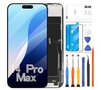INCELL - Pantalla LCD de repuesto para iPhone 14 Pro Max de 6.7 pulgadas para iPhone 14 Pro Max A2894, A2651, A2893, A2895, pantalla LCD táctil 3D, kit de reparación de montaje digitalizador (negro)
